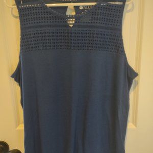 Stylus royal blue Knit top